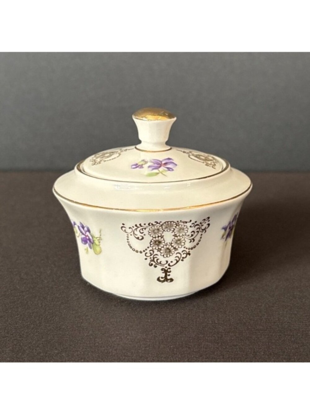 Winterling Bavaria Germany Porcelain Sugar Bowl Creamer Tea Bowl Floral Vintage - Picture 2 of 12